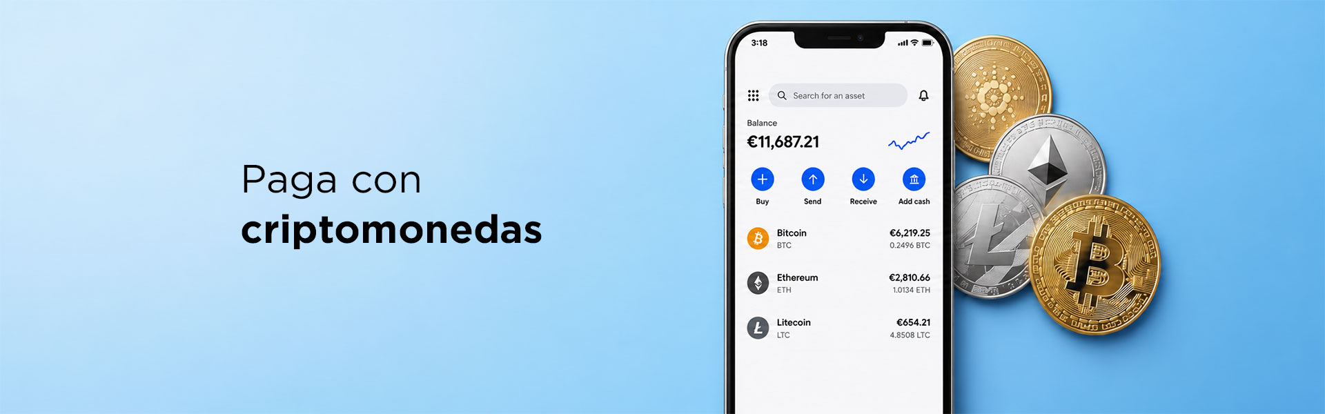 Pagamento com criptomoedas na Maxcolchon